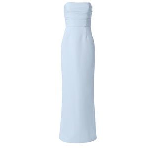 strapless amsale ice faille SONIA gown